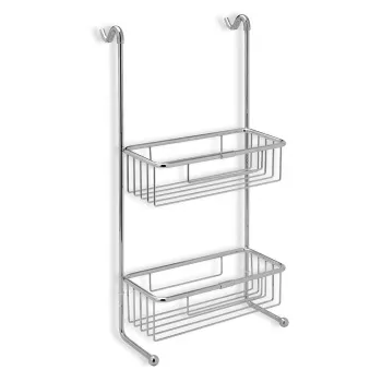 Полочка-решетка двойная для душа Colombo Complementi хром B9635.CR