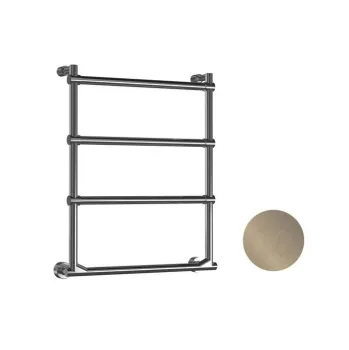 Полотенцесушитель электрический Margaroli Sole 5124704BNB 64x52 правый никель