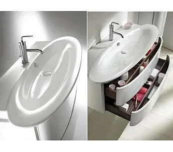 Тумба под раковину Jacob Delafon Presqu'Ile 83 EB1100-V13, Палисандр Шпон