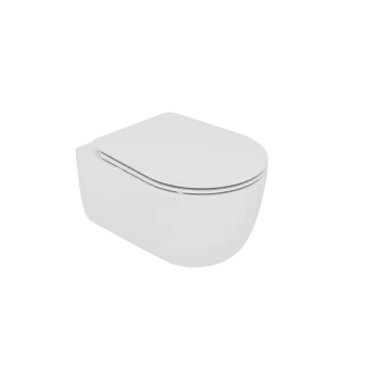 Подвесной унитаз GSG Ceramic Design Hit! HIWCSO000+HICOPRSLTICRCN000+ACS40 белый глянцевый