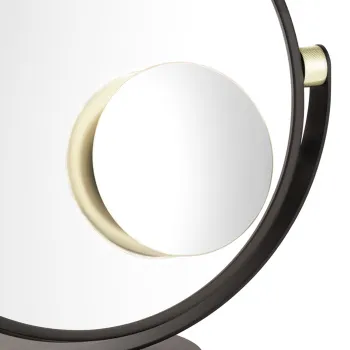 Косметическое зеркало Decor Walther Club Vanity Plus 15 дополнительное, магнитное, увел. 5x, золото матовое 123082