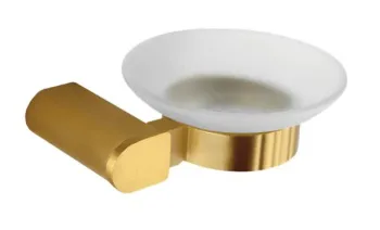 Мыльница Nofer из алюминия Capri золото 16225.G