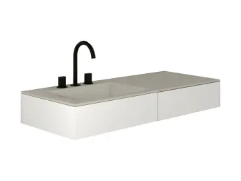 Раковина встраиваемая Cielo Milano MILA PM 120 см серый