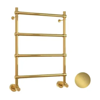 Полотенцесушитель водяной Margaroli Sole 4424704BGK 72x54 золото