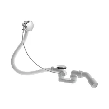 Duravit  Слив и перелив, хром, диаметр выпуска 52 мм