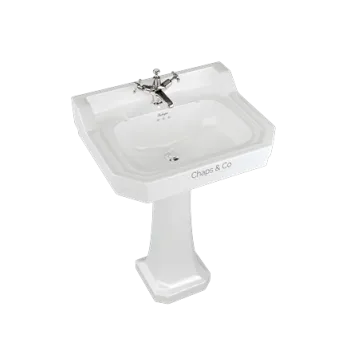 Подвесная раковина Burlington Bespoke/Lettering B5 1TH MOD белый