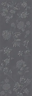 Плитка Villeroy&Boch 1440UL81 Декор Jardin Grey Flower Matt. Rec. 40x120