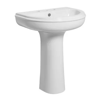 Раковина подвесная Azzurra Charme 70х51, с 3 отв для смесителя, белый CHLS07051T0TBI*3