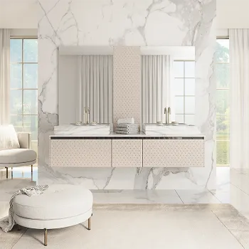 Тумба под раковину Vitage Milldue Edition Four Seasons 720х555х354, 1 ящик, профиль polished steel, agata leather 3503.413