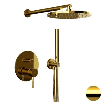 Держатель ручного душа Remer с подключением шланга золото глянцевое (DO) 337MDO