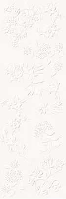 Плитка Villeroy&Boch 1440UL01 Декор Jardin White Flower Matt. Rec. 40x120
