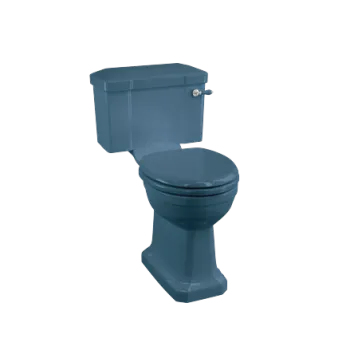 Чаша напольного унитаза Burlington Bespoke/colours P5 BLUE синий