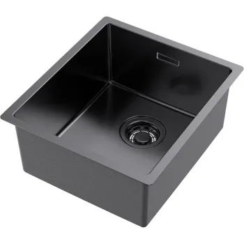 Мойка кухонная Omoikiri Tadzava 39-U-GM вороненая сталь 4993079