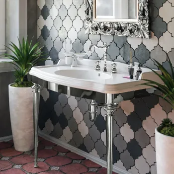 Структура металлическая под раковину-консоль Tw Bristol 874.1 AR874 р-р 1050x560xh850, материал латунь, хром TWBR874.1сr