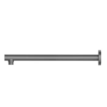 Кронштейн для верхнего душа Newform X-steel 316 настенный., L=350, G1/2, PVD Brushed gun metal 29390X.59.064