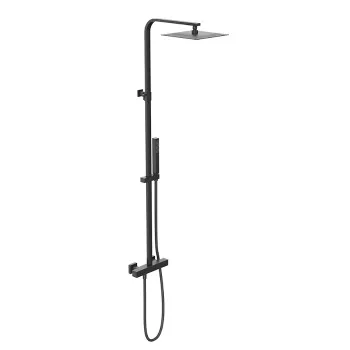 Душевая колонна FUTURA с термостатическим смесителем Kerama Marazzi черный матовый 61158KM.01.093