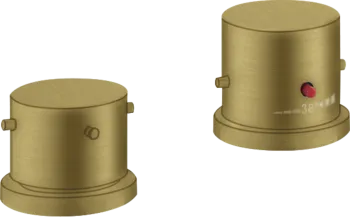 Axor Starck Смеситель на борт ванны, на 2 отв., термостатический, цвет: шлифованная медь 10480950