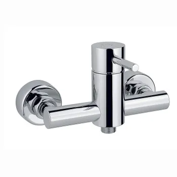 Смеситель для душа Nicolazzi Olympus на 2 отверстия, настенный, вывод снизу 1/2 , хром 3705CR