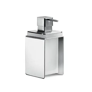 Дозатор для жидкого мыла Colombo Over настольный, матовая сталь/матовое стекло B9329.SS-VAN
