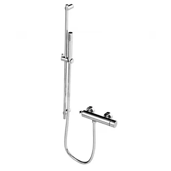 Душевой комплект Stella Bamboo 3283AC/302-6: смеситель, штанга+ручной душ, хром BT 02420 CR00