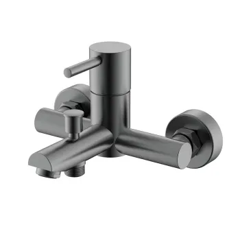 Смеситель для ванны NEMO Round BRUSH GUN METAL NM-2355BGM