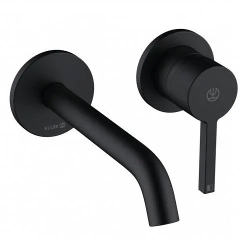 Kludi Nova Fonte Смеситель для раковины 18 см, чёрный матовый