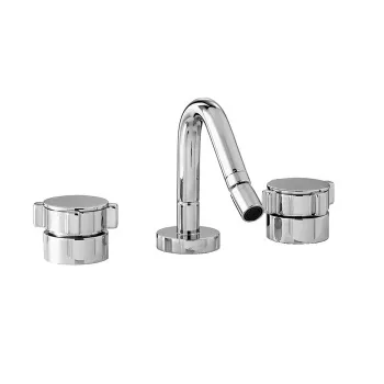 Смеситель для биде Stella Aster на 3 отверстия 3603, хром AT 00206 CR00