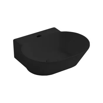 Раковина накладная/подвесная Simas Wave WA06 nero matt 48 см черный