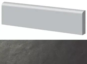 Керамогранит Casalgrande Padana Architecture Battiscopa Black Gloss 9x60 4960948