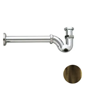 Сифон Nicolazzi Complementi s 1 1/4 без донного клапана для биде, тёмная бронза 5569DB