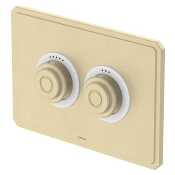 Клавиша смыва Burlington SV152 BGOLD золото