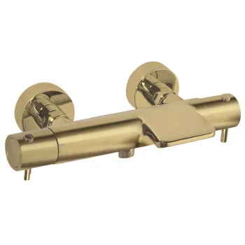 Смеситель термостатический Ramonsoler Odisea для ванны с каскадным изливом золото 393901SOC