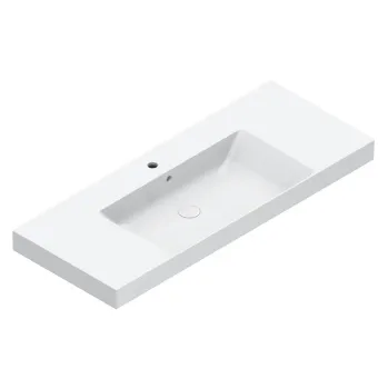 Раковина Catalano Zero 125x50, с 1 отв, белый глянцевый 121261001