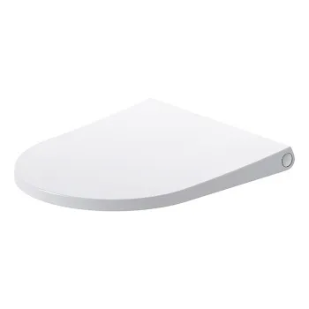 DURAVIT Bento Starck Box  Сиденье для унитаза съемное, с микролифтом, белый глянец/нерж сталь