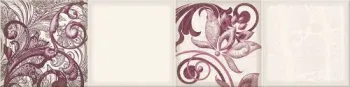 Керамическая плитка Eletto Ceramica Faenza Wine Ornament Frise 3 15.6x63 см 586842005
