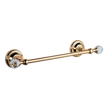 Полотенцедержатель Tw Crystal 014 35,5см, золото с кристалом TWCR014oro-sw