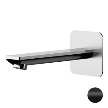 Излив настенный Remer Energy 18см черный матовый (NO) 91EYNO