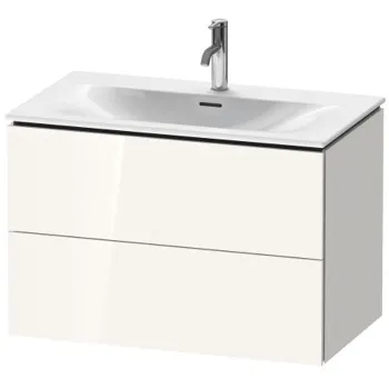 Duravit L-Cube Тумба подвесная под раковину # 234483, 2 ящика, 550x820x481мм, цвет White High Gloss