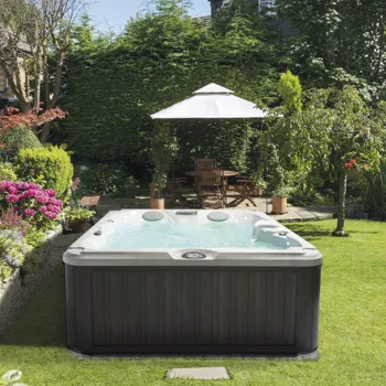 Минибассейн Jacuzzi Spa J235 213х213х91 см, фильтрация CLEARRAY® Active Oxygen, акрила Platinum (65) внешняя панель Silver Wood ZI12ZG0E80