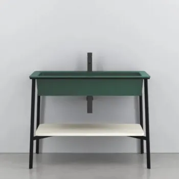 Раковина встраиваемая Cielo I Catini Catino CALARSF MU 110 см зеленый