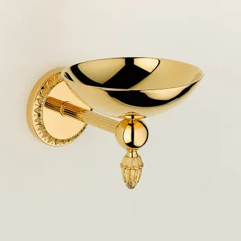 Мыльница металлическая THG Malmaison Metal U93-F01-546 полированное золото