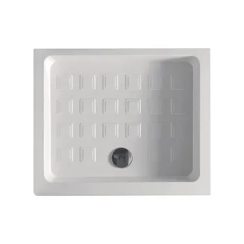 Поддон прямоугольный Kerasan Retro 80х96, SX, диаметр слива 90, белый 133701