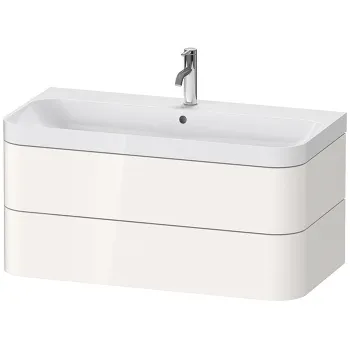 Duravit Happy D.2 Plus Тумба подвесная с умывальником 975х490х468 мм, с 1 отв под смесит, 2 ящика, в