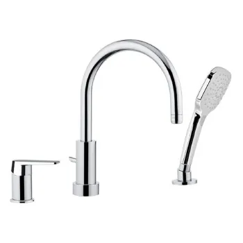 Смеситель для ванны Remer Dream  набортный хром D078CP