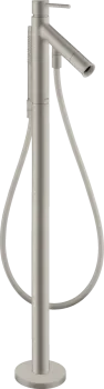 Axor Starck Смеситель для ванны, напольный, с ручным душем, цвет: сталь 10456800