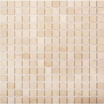 Мозаика натуральный мрамор Starmosaic Classic 20x20 Crema Marfil Matt (jmst027) 305x305x4 шт