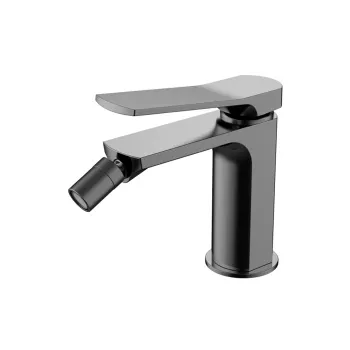 Смеситель для биде NEMO Prima с донным клапаном BRUSH GUN METAL (БРАШИРОВАННЫЙ АНТРАЦИТ) NM-1316-BGM