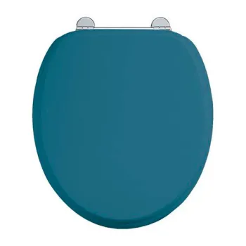 Сиденье для унитаза Burlington Bespoke/Colours S56 CHR синий
