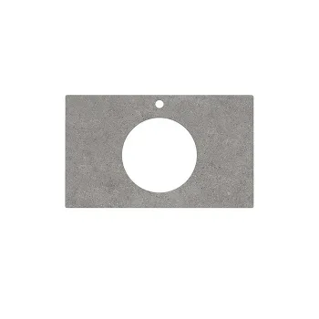 Столешница из керамогранита для накладных раковин Фондамента Kerama Marazzi Plaza 80 серая PL5.DL500920R\80