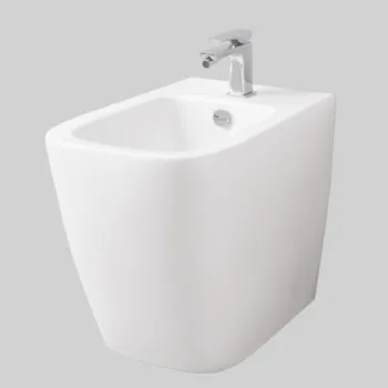 Биде напольное Artceram A16 36х52, 1 отверстие, saniglaze, белый глянцевый ASB005 01 00